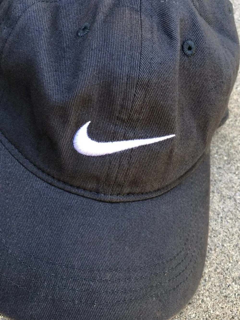 NIKE Baseball Hat Children Child Kid's Grey One Size Cap